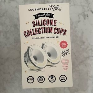 Legendary milk silicone collection cups.